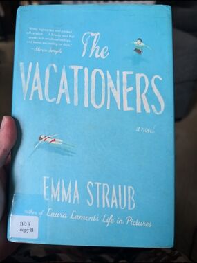 The Vacationers by Emma Straub - Bright Aqua Cover